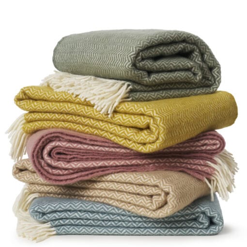 lamswollen plaids van klippan sorbet 2025