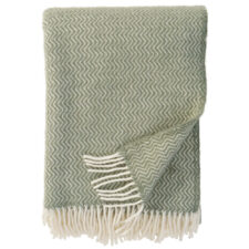 plaid groen lamswol klippan sorbet pistachio