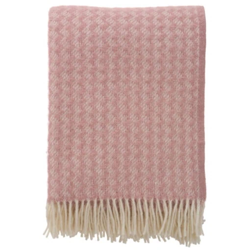 plaid roze lamswol klippan palazzo rose garden