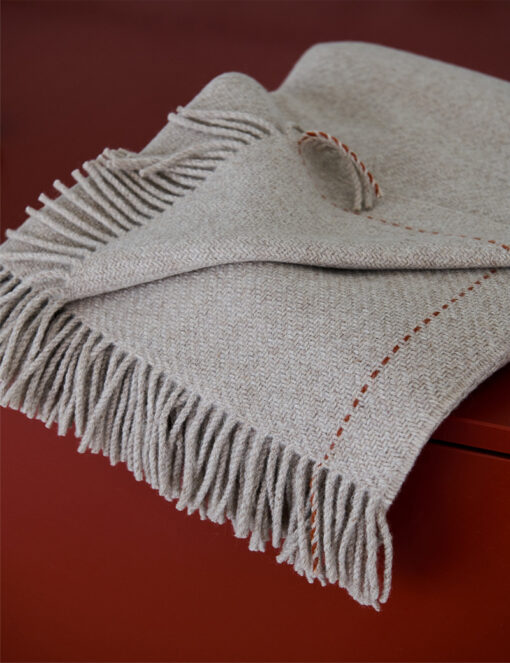 woonplaid beige alpacawol elvang ecru highland beige