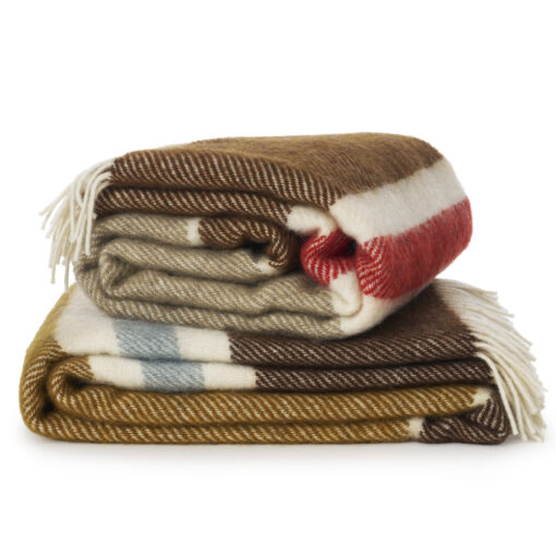 gestreepte plaids van gotland wol klippan gotland stripe
