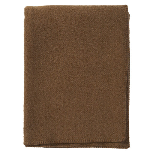 plaid bruin wol klippan boucle mocha mousse
