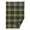 plaid groen ruiten lamswol klippan snuggle green