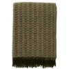 plaid olijfgroen lamswol klippan ilse wood green