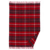plaid rood ruiten lamswol klippan snuggle red