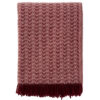 plaid roze lamswol klippan ilse rust pink