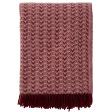 plaid roze lamswol klippan ilse rust pink