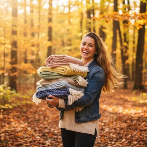 plaids lamswol Lovik Klippan