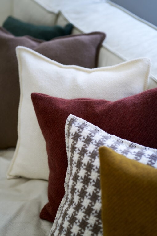 klippan wollen kussens boucle dogtooth gotland