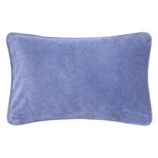 kussen blauw langwerpig bungalow velvet denim blue