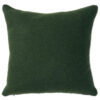 kussen donkergroen effen lamswol klippan gotland bottle green