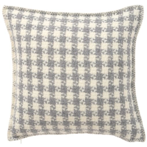 kussen grijs lamswol klippan dogtooth mud