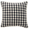kussen zwart lamswol klippan dogtooth black