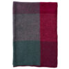 ledikantdeken roze groenblauw wol klippan gotland check pink midi