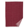 plaid bordeauxrood lamswol klippan knit burgundy