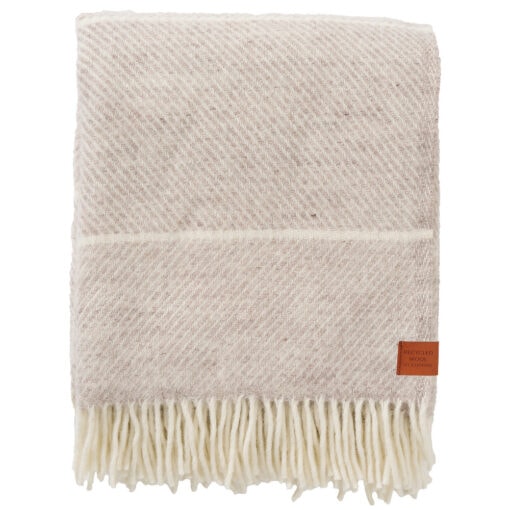 plaid grijs recycled wol klippan frank grey