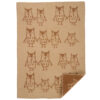 wiegdeken taupe lamswol klippan hand in hand taupe
