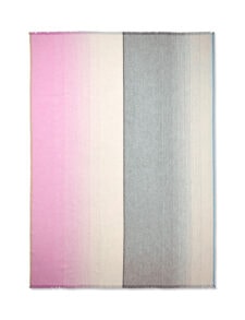 alpacawollen plaid roze grijs multicolour elvang carte postale pink grey