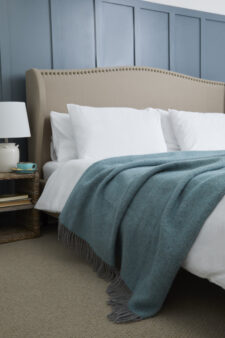 extra lange plaid mintgroen wol tweedmill textiles beehive spearmint grey