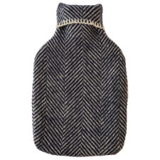 kruik donkerblauw wol tweedmill textiles hwb fishbone navy