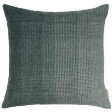 Kussen donkergroen, alpacawol, vierkant, Elvang Horizon Evergreen