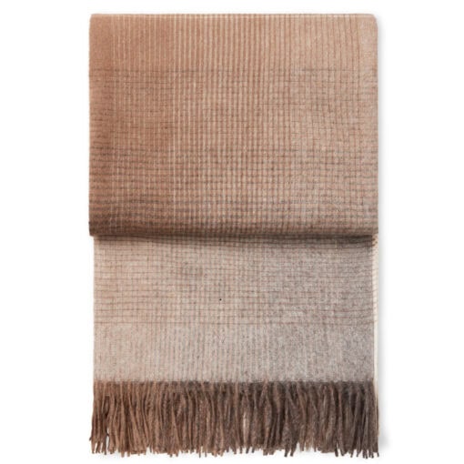 plaid camel alpacawol elvang horizon camel