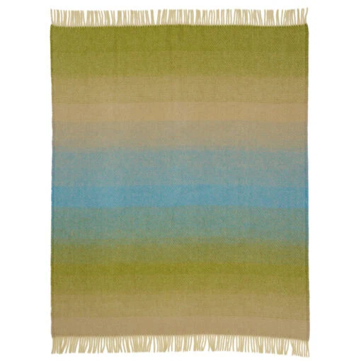 plaid groen blauw lamswol klippan aurora greenish blue