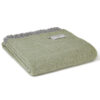 plaid lichtgroen wol extra lang tweedmill textiles beehive fern grey