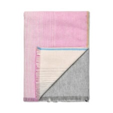 plaid roze grijs multicolour alpacawol elvang carte postale pink grey