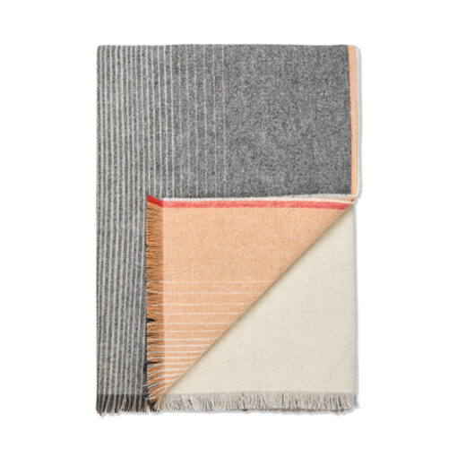 plaid zwart bruin multicolour alpacawol elvang carte postale black brown