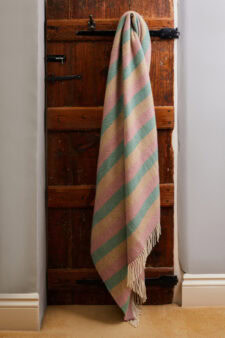 roze perzik mintgroene plaid met strepen tweedmill stripe summer breeze