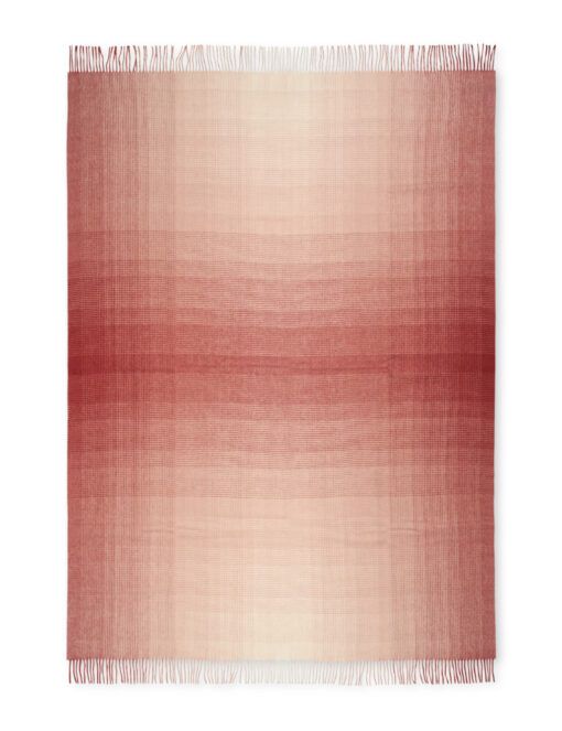 steenrode plaid van alpacawol elvang horizon rusty red