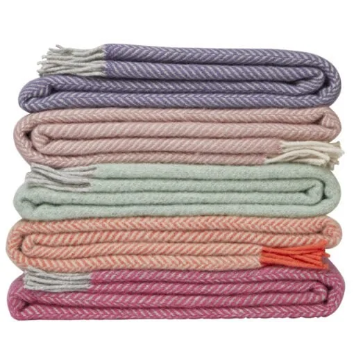 visgraat plaids van tweedmill textiles