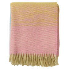 wollen plaid pastel multicolour klippan aurora pastel dream