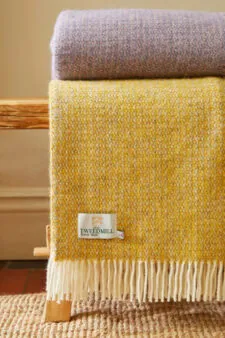 wollen plaids tweedmill textiles illusion lavender