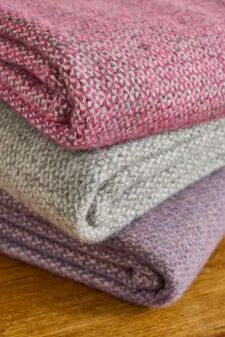 zachte wollen plaids tweedmill textiles illusion lavender