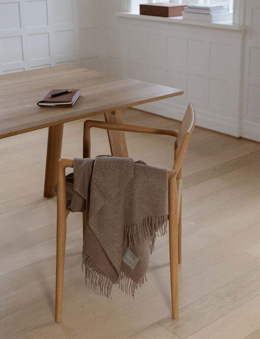 bruine plaid alpacawol effen elvang classic mocca