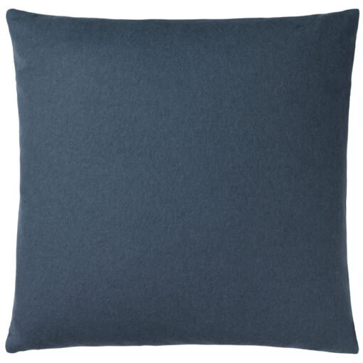 Kussen blauw, alpacawol, vierkant; Elvang Classic Midnight Blue