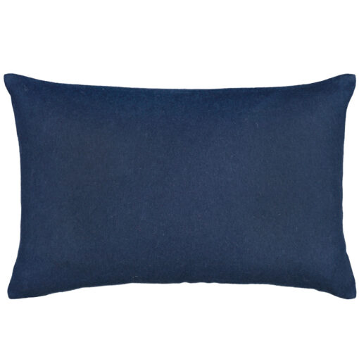 kussen donkerblauw alpacawol langwerpig elvang classic dark blue