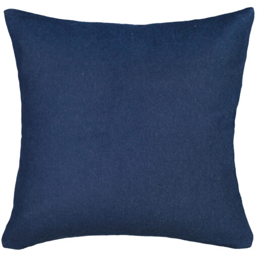 Kussen donkerblauw, alpacawol, vierkant; Elvang Classic Dark Blue