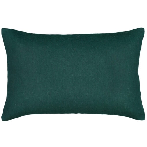 kussen donkergroen alpacawol langwerpig elvang classic evergreen
