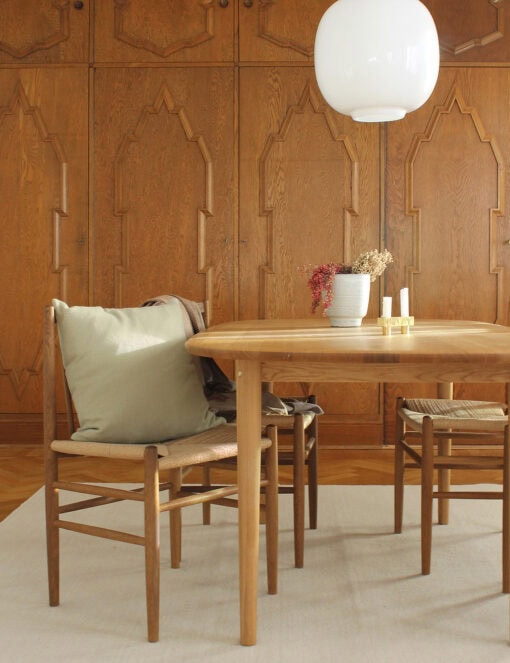 Kussen lichtgroen, alpacawol, vierkant; Elvang Classic Light Green - Afbeelding 2