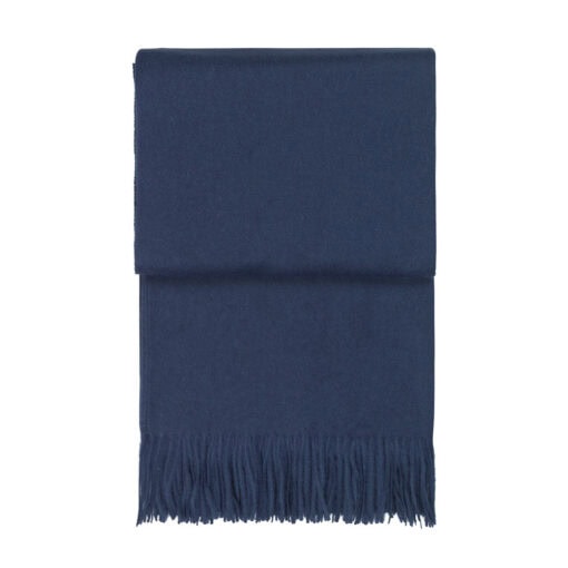 plaid donkerblauw alpacawol effen elvang classic dark blue