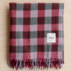 plaid rood roze recycled wol tbco wine gingham