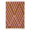 plaid roze bruin lamswol klippan tangent pink caramel