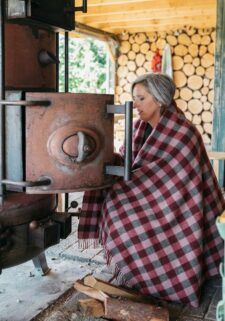 plaid ruiten wine gingam roze rood Ookinhetpaars wol