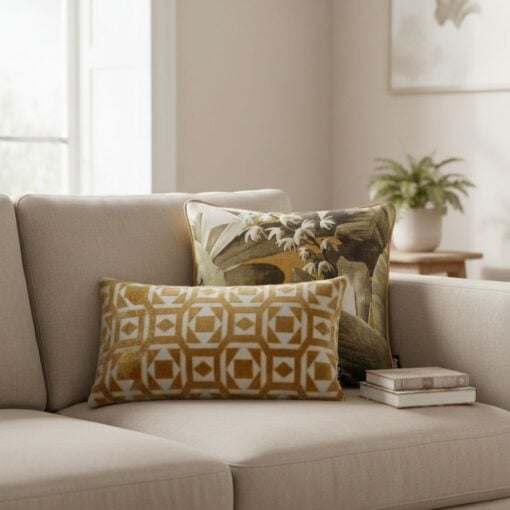 2 okergele kussens ookinhetpaars