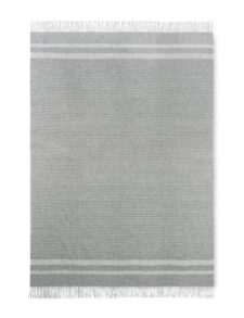 gestreepte plaid lichtgrijs ivoor alpacawol elvang river light grey ivory