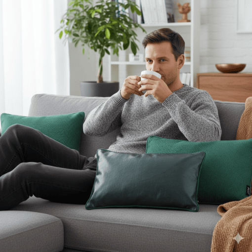 kussenset groen 3 kussens Dark Forest Chic