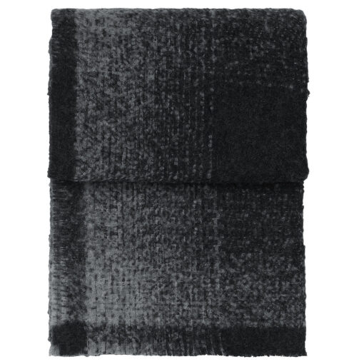 plaid donkergrijs alpacawol elvang vulcanic dark grey light grey